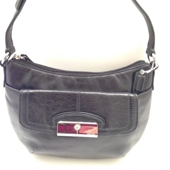 Coach Black leather coach Kirsten bag